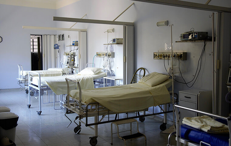 the interior of a healthcare facility serviced by bugaboo pest control in new jersey
